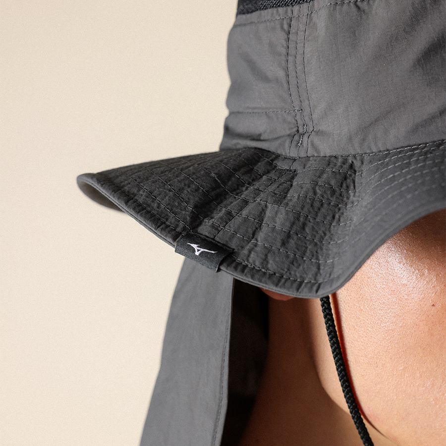 Mizuno SUNSHADE HAT Ash  Black